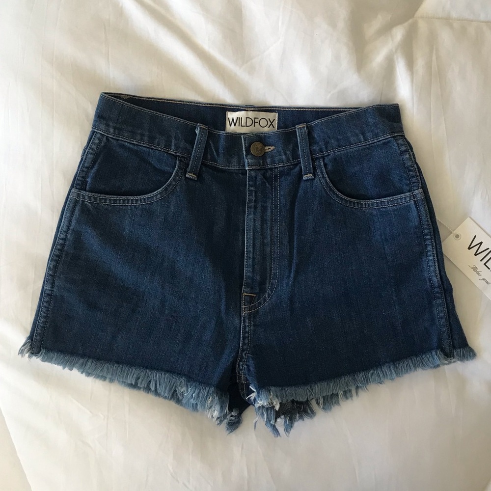 BNWT Wildfox High Rise Cut-off Shorts